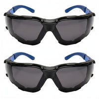 GOL-SIV Wholesale Foam Lined Safety Glasses, Industrial Anti-Fog Smoke Lenses, Vented Dust Spoggles for Workplace Safety, ANSI Z87.1 Compliant, 24 Pack