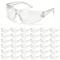 GOL-SIV Anti-Fog Safety Goggles, ANSI Z87.1 Certified Protective Eyewear, Clear Scratch Resistant Lenses, Lightweight Wrap-Around Design for Lab, Construction, Woodworking & Medical, 3-Pack