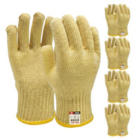GOL-SIV 5 Pairs Cut Resistant Work Gloves, 7-Gauge Heavy Duty Aramid Fiber, Heat & Cut Protection for Small Hands, Women. Ideal for Metal Glass Handling, Woodworking & Industrial Assembly, S