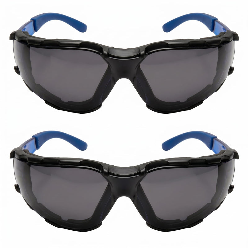 GOL-SIV Wholesale Foam Lined Safety Glasses, Industrial Anti-Fog Smoke Lenses, Vented Dust Spoggles for Workplace Safety, ANSI Z87.1 Compliant, 24 Pack