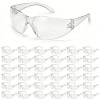 GOL-SIV Anti-Fog Safety Goggles, ANSI Z87.1 Certified Protective Eyewear, Clear Scratch Resistant Lenses, Lightweight Wrap-Around Design for Lab, Construction, Woodworking & Medical, 12-Pack