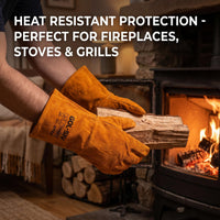 GOL-SIV 5 Pairs Industrial Welding Gloves Bulk, Premium Top Grain Cowhide Leather, Kevlar Stitched Heat Resistant Work Gloves for Professional MIG Welders